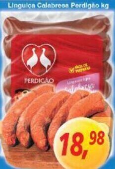 Supermercados Guanabara Linguica Calabresa Perdigao 1kg oferta