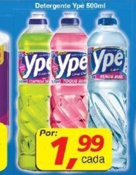 Supermercados Guanabara Detergente Ype 500ml oferta