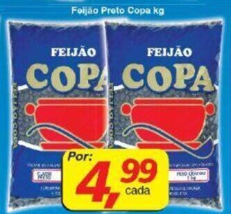Supermercados Guanabara Feijao Preto Copa 1kg oferta