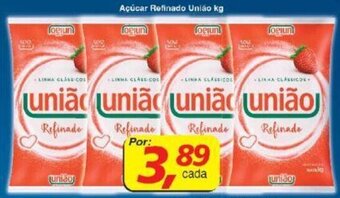 Supermercados Guanabara Acucar refinado Uniao 1kg oferta