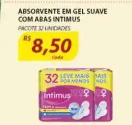 Assaí Atacadista Absorvente Gel Suave Com Abas Intimus oferta
