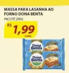 Assaí Atacadista Massa Para Lasanha Ao Forno Dona Benta 200g oferta