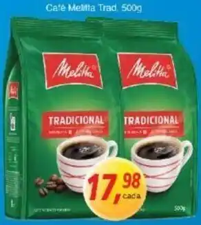 Supermercados Guanabara Cafe melitta Trad. 500g oferta