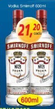 Supermercados Guanabara Vodka Smirnoff 600ml oferta