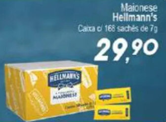 Villefort Atacadista Maionese Hellmann's oferta