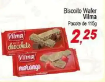 Biscoito Wafer Vilma 115g