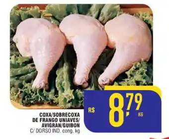 Mercadão Atacadista Coxa sobrecoxa de frango Uniaves/ Avigran Guibon 1kg oferta