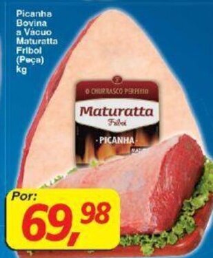 Supermercados Guanabara Picanha Bovina a Vacuo Maturatta Friboi (peca) 1kg oferta