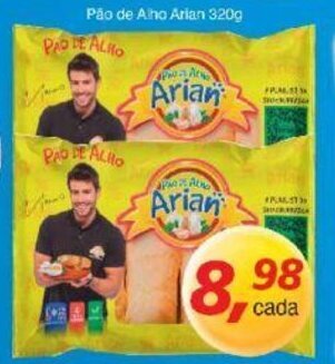 Supermercados Guanabara Pao de Alho Arian 320g oferta