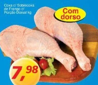 Supermercados Guanabara Coxa c/ Sobrecoxa de Frango c/ Porcao Dorsal 1kg oferta
