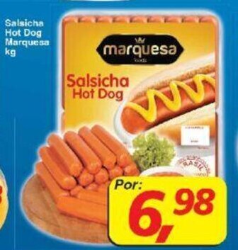 Salsicha Hot Dog Marquesa 1kg