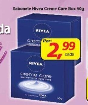 Supermercados Guanabara Sabonete Nivea Creme Care Box 90g oferta