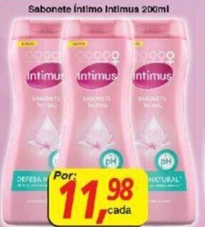 Supermercados Guanabara Sabonete Intimo Intimus 200ml oferta