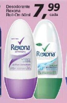 Supermercados Guanabara Desodorante Rexona Roll on 50ml oferta
