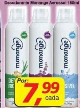Supermercados Guanabara Desodorante Monange Aerossol 150ml oferta