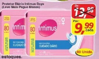 Supermercados Guanabara Protetor Diario Intimus Days oferta