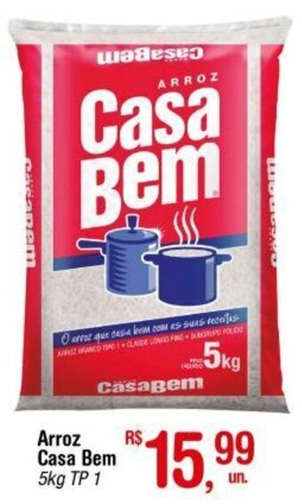 Fort Atacadista Arroz Casa Bem 5kg tipo 1 oferta