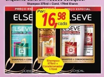 Supermercados Guanabara Shampoo 375ml + Cond. 170ml Elseve oferta