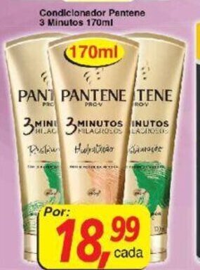 Supermercados Guanabara Condicionador Pantene 3 Minutos 170ml oferta
