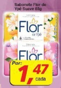 Supermercados Guanabara Sabonete Flor de Ype Suave 85g oferta