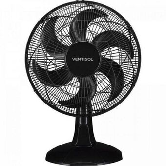 Carrefour Ventilador de mesa 40cm 127v turbo economy preto ventisol oferta