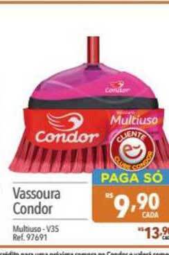 Supermercados Condor Vassoura Condor oferta