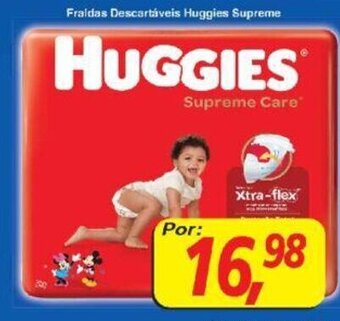 Supermercados Guanabara Fraldas Descartaveis Huggies Supreme oferta