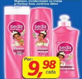 Supermercados Guanabara Shampoo, Condicionador ou Creme p/ pentear Seda Jumbinhos 300ml oferta