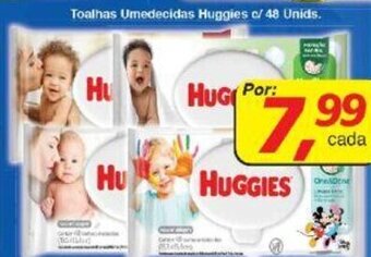 Supermercados Guanabara Toalhas Umedecidas Huggies c/48 unids. oferta