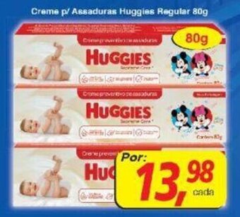 Supermercados Guanabara Creme p/ Assaduras Huggies Regular 80g oferta