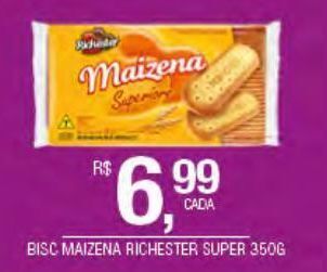 Biscoito maizena richester super 350g