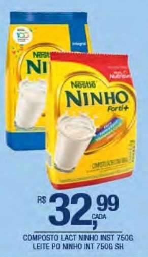DB Supermercados Leite em pó ninho 750g oferta