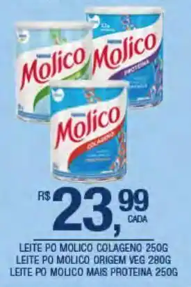DB Supermercados Leite em pó molico desnatado 250g oferta