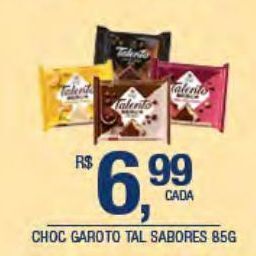 DB Supermercados Chocolates garoto 85g oferta