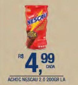 DB Supermercados Achocolatado nescau 2.0 200g oferta