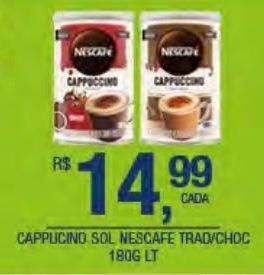 Cappucino soluvel nescafé 180g