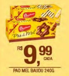 DB Supermercados Pão mel bauducco 240g oferta