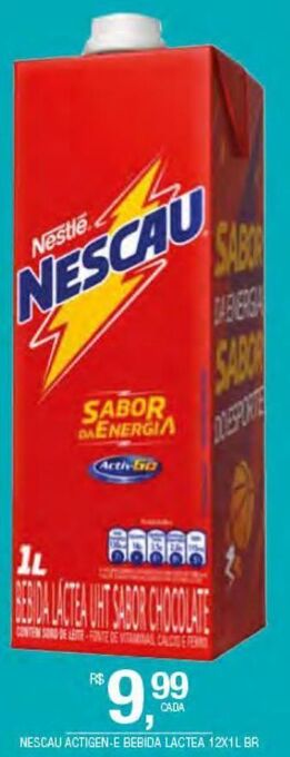 Nescau actigen e bebida lactea 1l