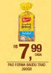 DB Supermercados Pão de forma bauducco tradicional 390g oferta