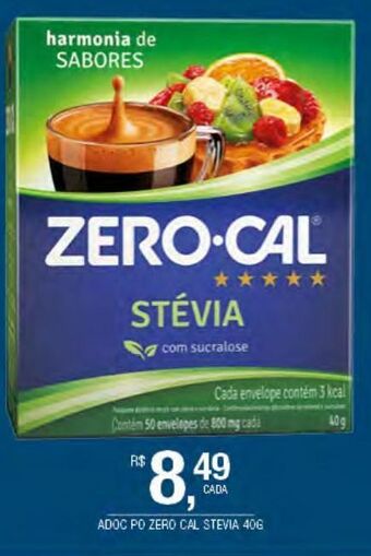 DB Supermercados Adoçante zero cal stevia 40g oferta