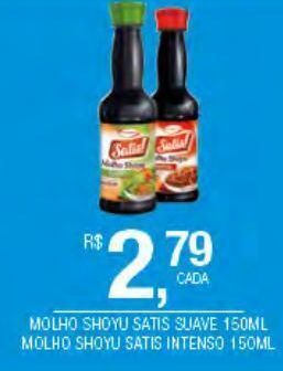 Molho shoyu satis suave 150ml