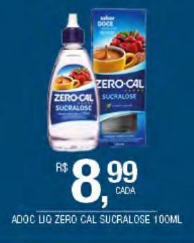 DB Supermercados Adoçante zero cal sucralose 100ml oferta