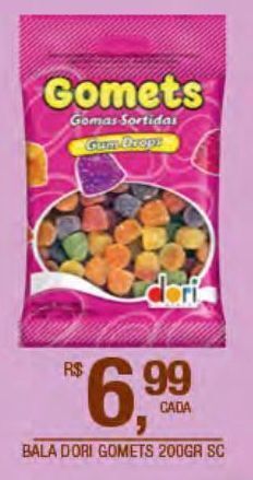 DB Supermercados Bala dori gomets 200g oferta