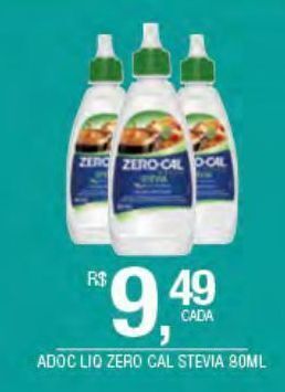 Adoçante zero cal stevia 80g