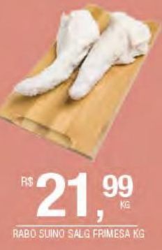 DB Supermercados Rabo suíno salgado frimesa kg oferta