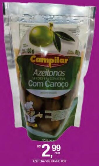 DB Supermercados Azeitona verde campilar 80g oferta