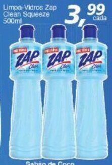limpa Vidros Zap Clean Squeeze 500ml