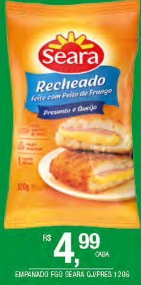 DB Supermercados Empanado frango seara 120g oferta