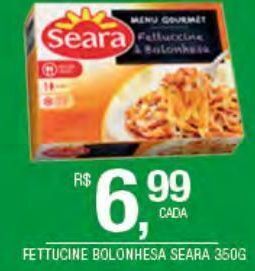 DB Supermercados Fettuccine bolonhesa seara 350g oferta