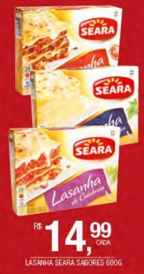DB Supermercados Lasanha seara 600g oferta